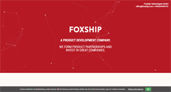 Desktop Screenshot of foxship.com