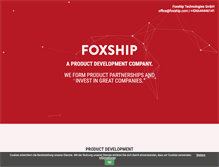 Tablet Screenshot of foxship.com